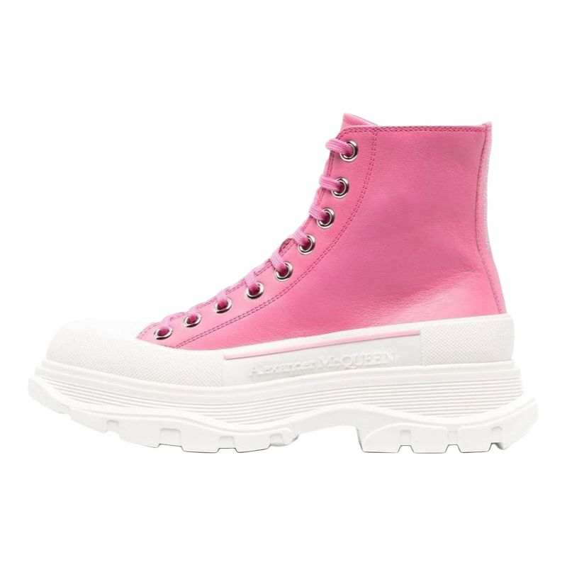 Alexander McQueen Logo Detailed Lace-Up Boots Women's
