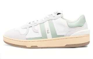 Lanvin Cow Leather Low top Skateboard Shoes Unisex White