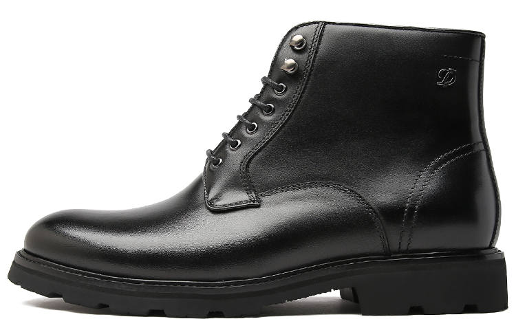 S.T.Dupont Combat Boots Men's Black