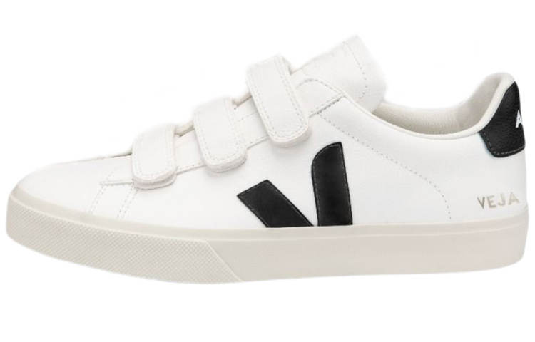 VEJA Recife Lace Up Low top Stylish Skateboarding Shoes Unisex White Black