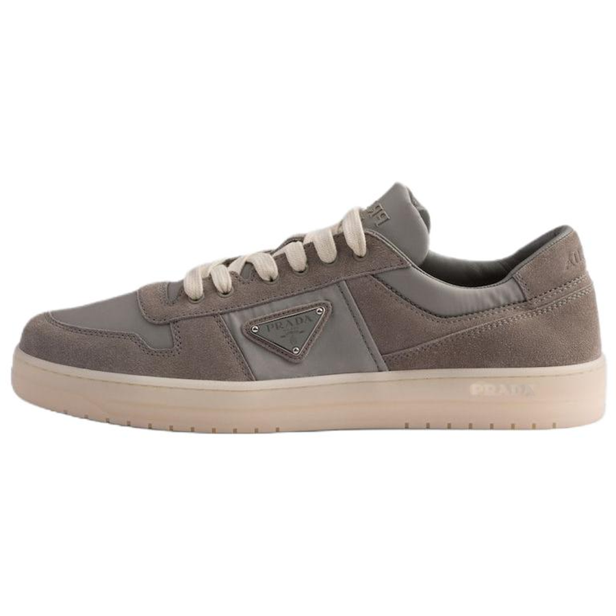 PRADA PRADA Downtown Low top Skateboard Shoes 3.5cm Men's Gray
