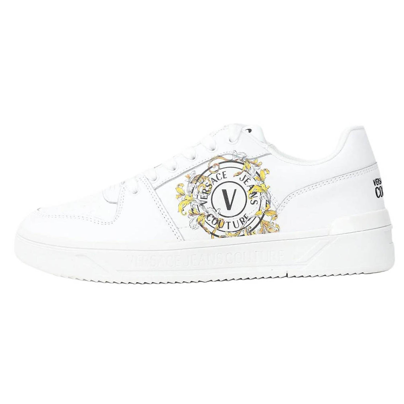 VERSACE JEANS COUTURE Low top Skateboard Shoes Men's White
