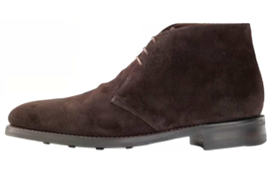 LOAKE Leather Men's Casual Shoes Men's Dark Brown