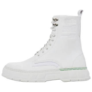 VIRÓN Short Combat Boots Men's White