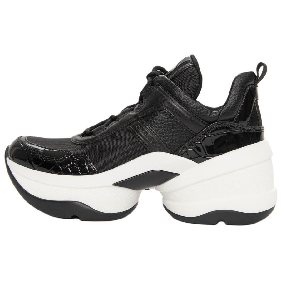 MICHAEL KORS Cushioning Abrasion Resistant Lightweight Slip Resistant Low top Casual Shoes Women's Black