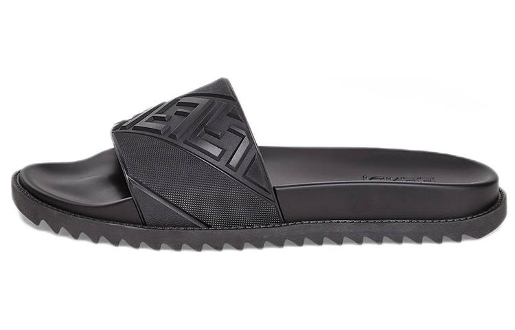 FENDI FENDI Rubber Slides Black