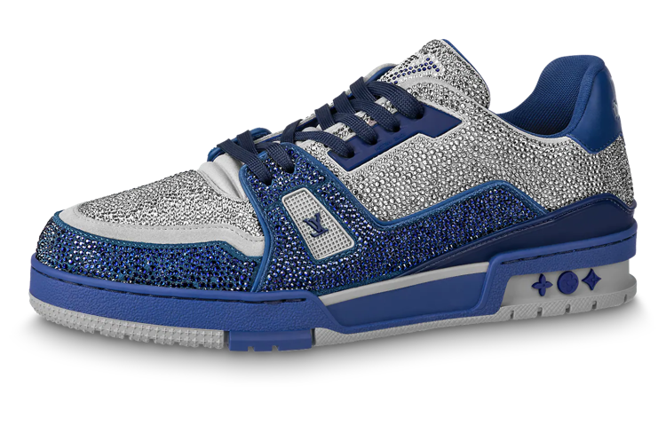 LOUIS VUITTON LOUIS VUITTON Trainer Sneakers 'Grey Blue Crystals'