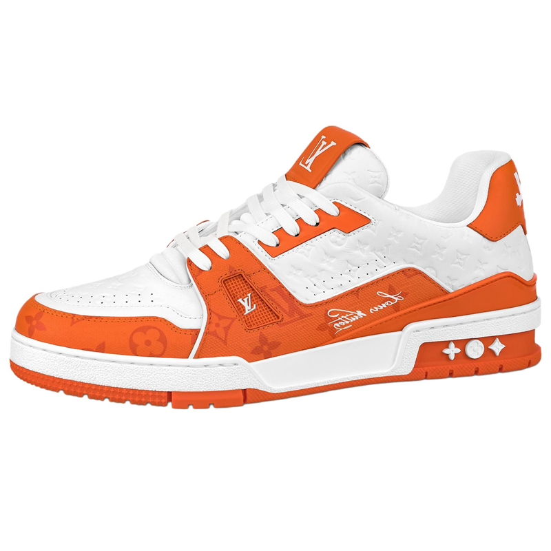 LOUIS VUITTON Louis Vuitton Trainer Low '#54 Mini Monogram - Orange'