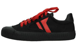 CELINE Leather Low top Skateboard Shoes Women's Black