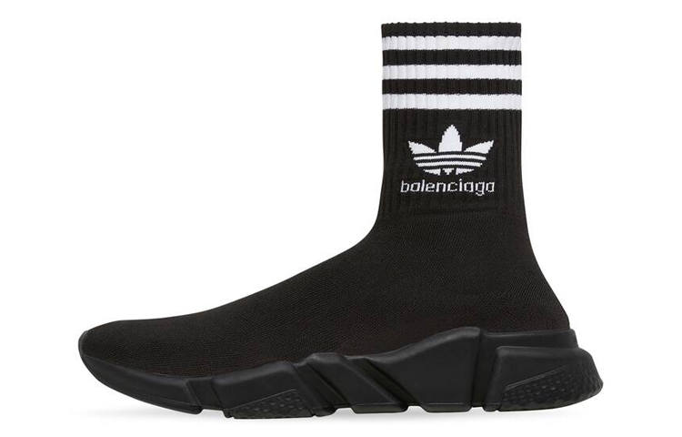 Balenciaga X Adidas Speed Trainer Black Women's