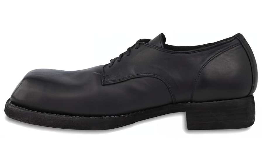 GUIDI Horse-leather Derby Shoes