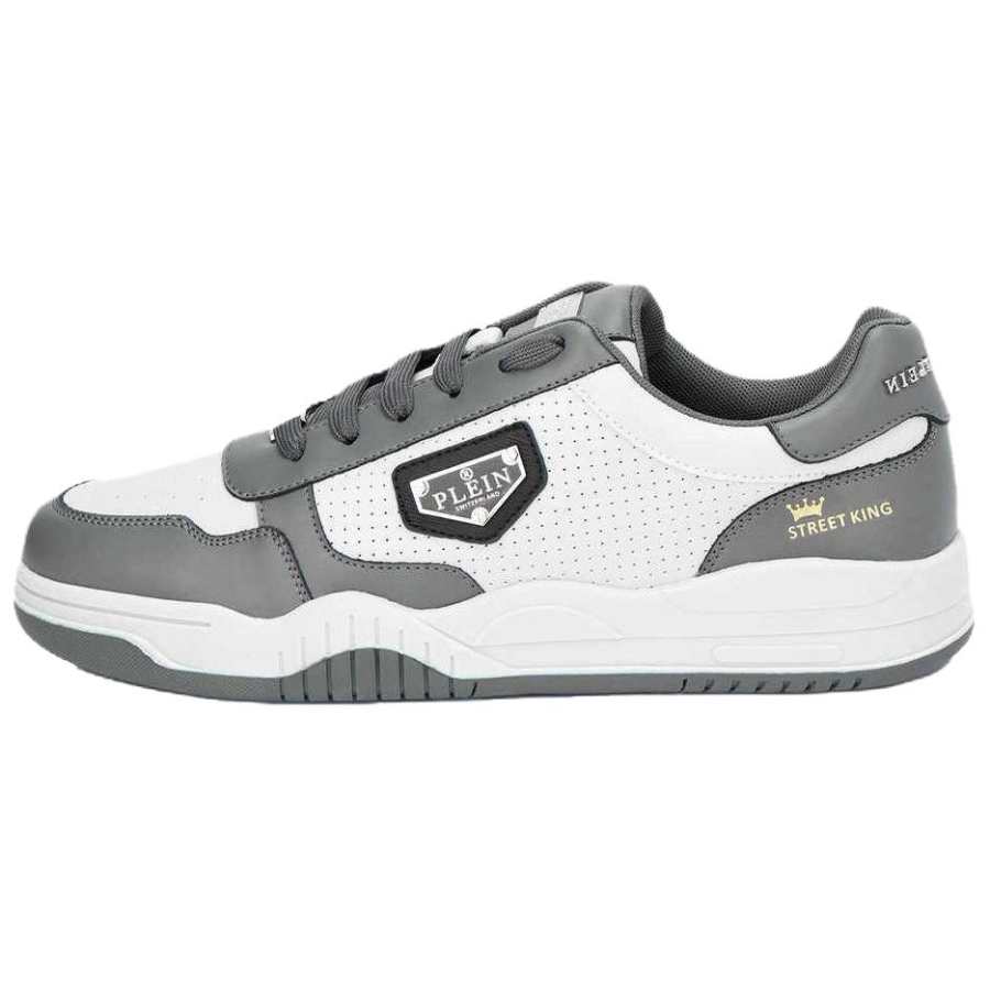 PHILIPP PLEIN Low top Skateboard Shoes 3cm Unisex Gray