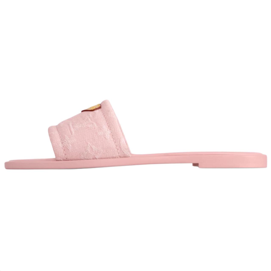 LOUIS VUITTON Lily Slide Slippers Women's Pink