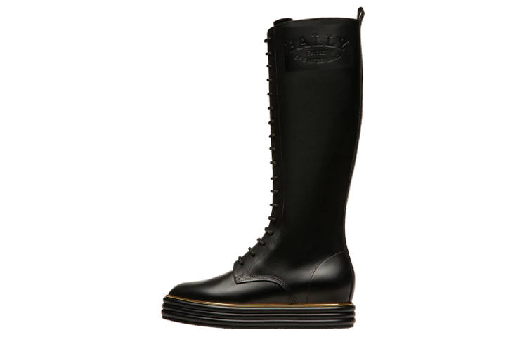 BALLY BALLY Lace-up Knee-high Boots