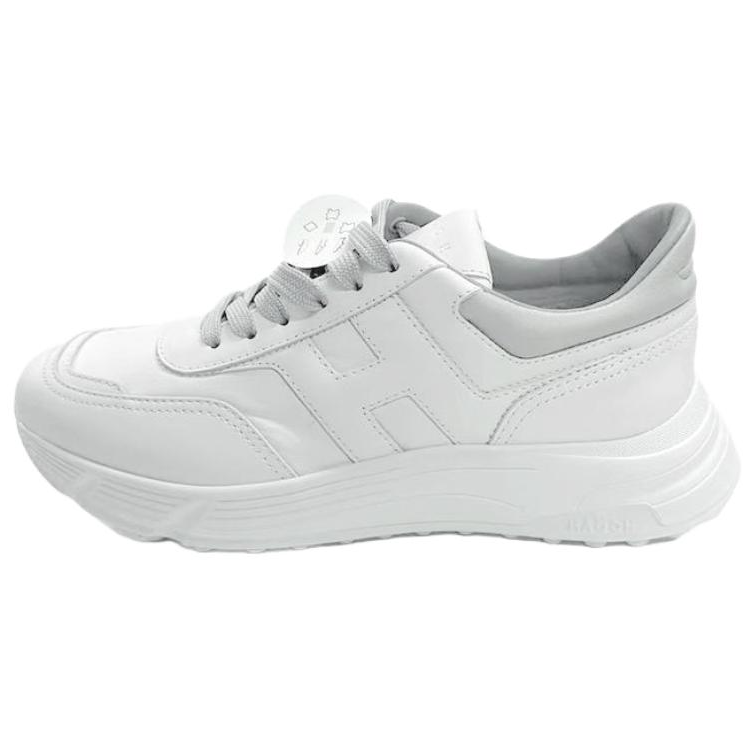 HOGAN Low top Casual Shoes Men's Gray White