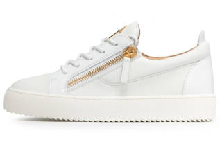 Giuseppe Zanotti Frankie Zip Detailed Lace Up Sneakers
