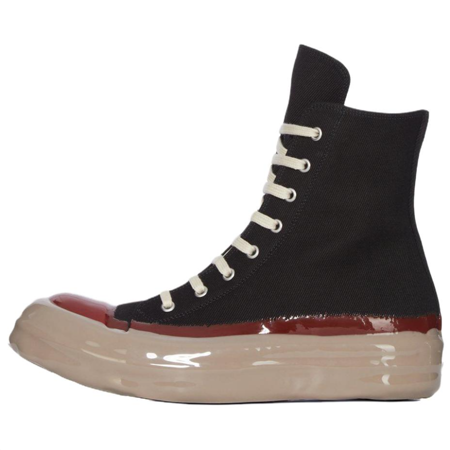 Rick Owens DRKSHDW CONCORDIANS High top Canvas Shoes Men's Black