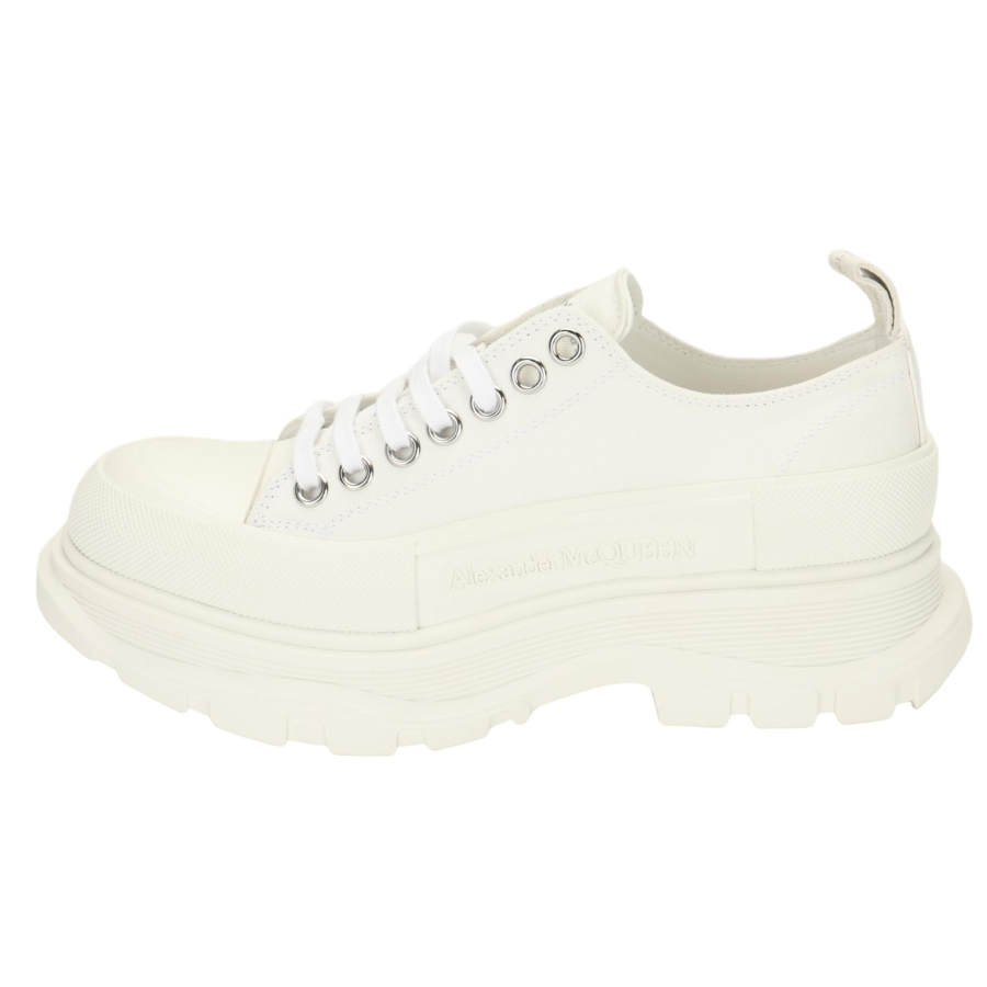 Alexander McQueen Alexander McQueen Tread Slick Lace Up Sneakers 'White'