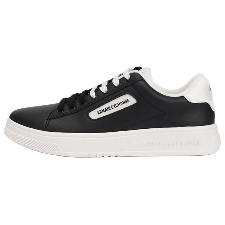 ARMANI EXCHANGE ARMANI EXCHANGEAE Low top Skateboard Shoes Men's Black White Tail