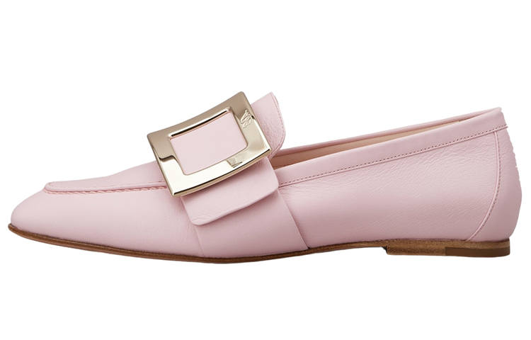 Roger Vivier Leather Casual Shoes Women's Pink