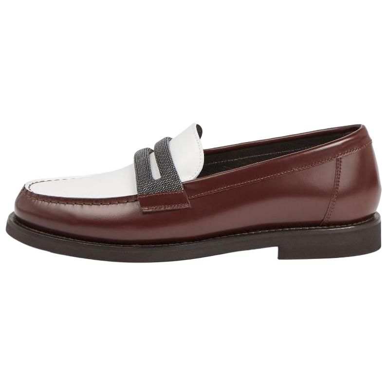 Brunello Cucinelli Minimal Loafers Women's Umber