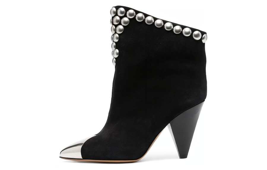 ISABEL MARANT 100mm Studded Suede Boots