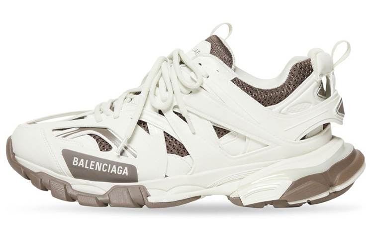 Balenciaga Track 1.0 Low top Chunky Sneakers Men's Gray White