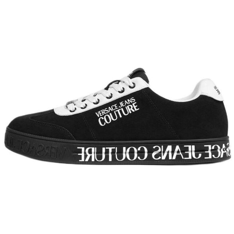 VERSACE JEANS COUTURE Court 88 Low top Skateboard Shoes Men's Black