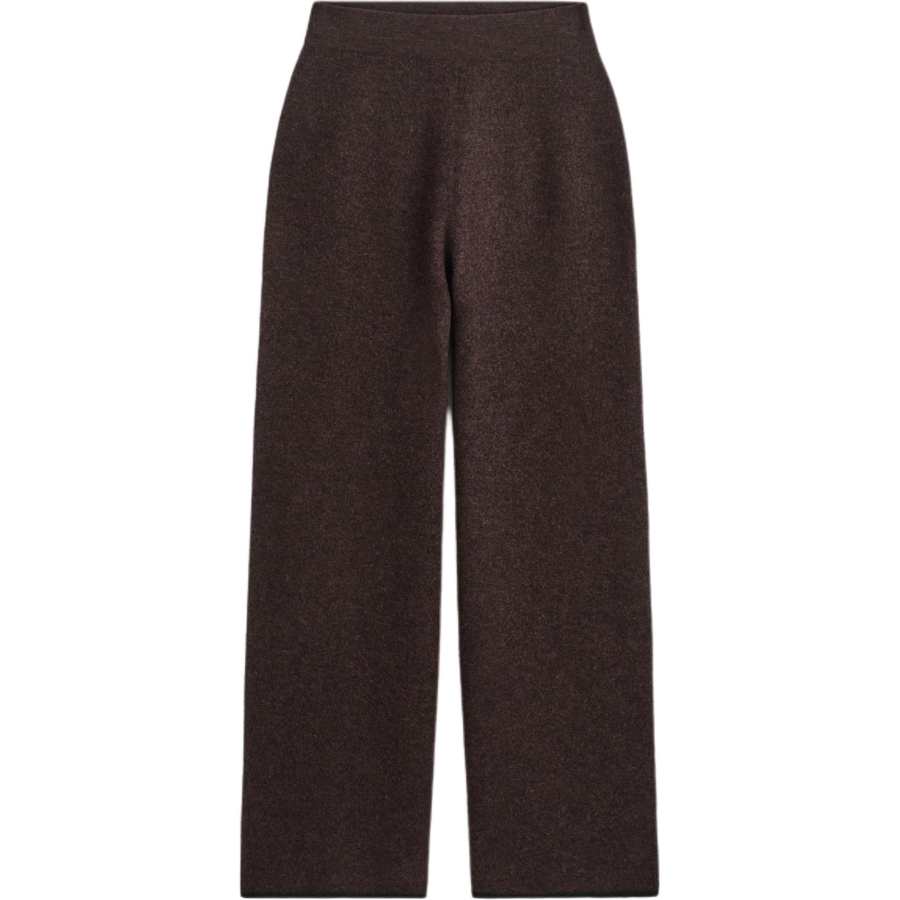 COS Casual Pants Women's Dark Brown Moderate Wide Leg Pants