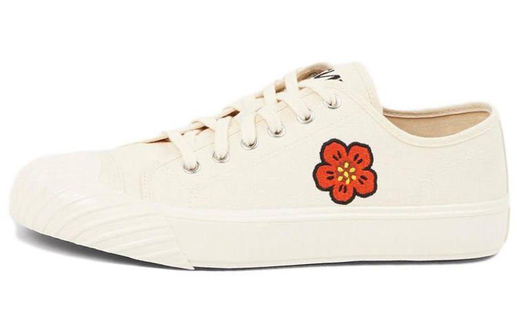 KENZO KENZO School Low Top Trainers Cream