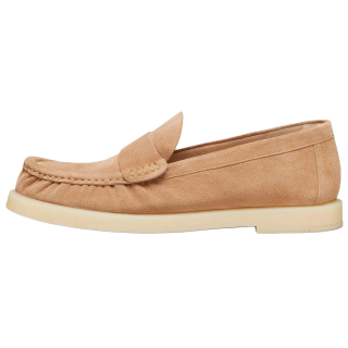 Stuart Weitzman/SW Blake Suede Loafers Women's Light Brown