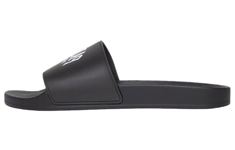 Balenciaga PARIS Slide Slippers Women's Black