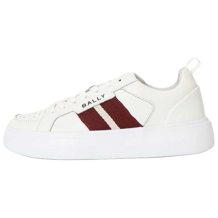 BALLY Bennys Leather Low top Skateboard Shoes Women's White