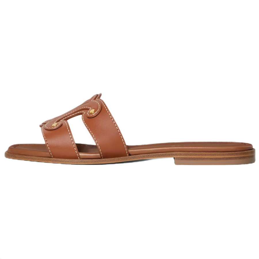CELINE CELINE Slide Slippers 1.3cm Women's Tawny