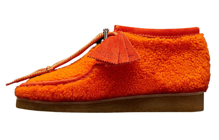 MONCLER GENIUS Wallabee 1952 Fashion Ankle Boots Men's Orange