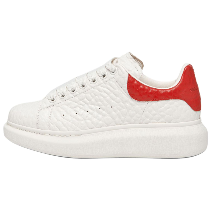 Alexander McQueen Oversized Sneaker Dumbo Sheepskin Low top Casual Shoes Men's Ecru
