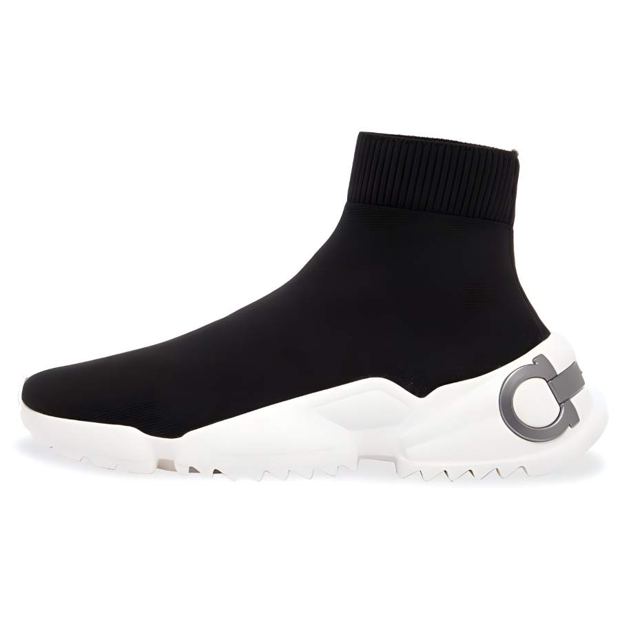 Ferragamo Casual Shoes Women's High Top Black