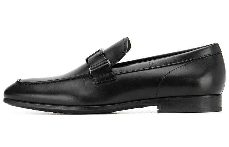 TOD'S TOD'S Timeless T Plaque Loafers