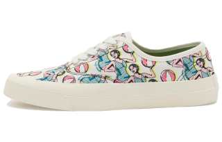 Maison Kitsune Low top Canvas Shoes Unisex Multicolor