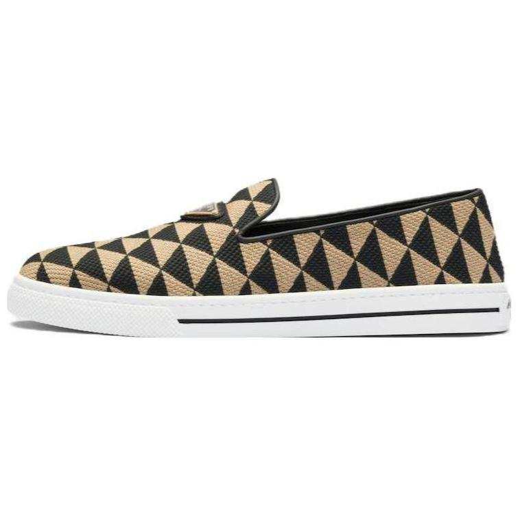 PRADA PRADA Casual Shoes Women's Beige Black