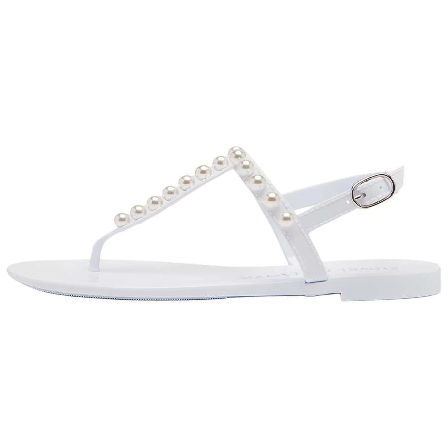 Stuart Weitzman Stuart Weitzman/SW Flip Flops Women's White