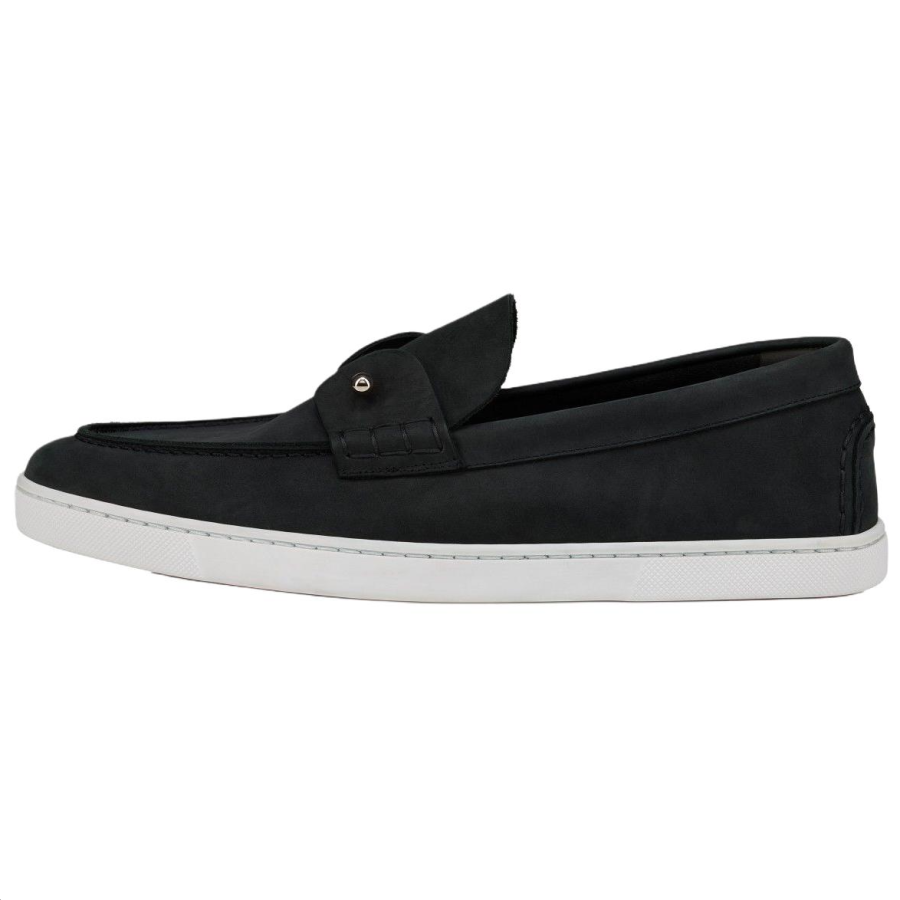 Christian Louboutin Chambeliboat hardware-detail leather loafers