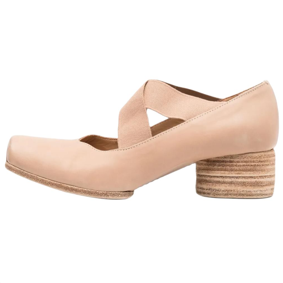 UMA WANG Chunky Heel High Heels 5cm Women's Sandy Beige