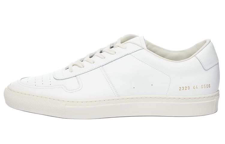 COMMON PROJECTS COMMON PROJECTS Bball Leather Low top Stylish Skateboarding Shoes Men's White