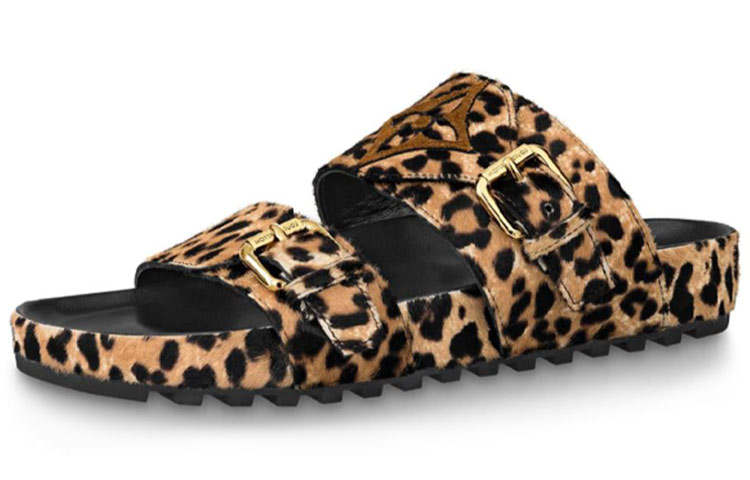 LOUIS VUITTON Lv Bom Dia Sandals 'Brown' Women's