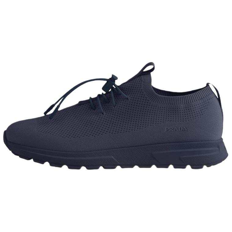 PRADA Prax Low top Casual Shoes Men's Marine Blue