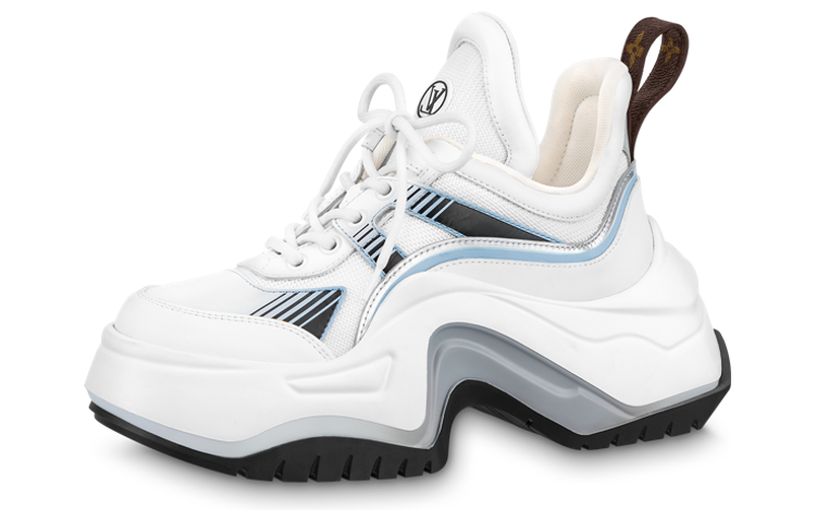 LOUIS VUITTON Archlight 2.0 Platform Sneakers 'White Blue Grey' Women's