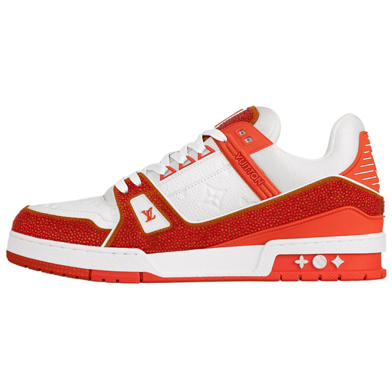 LOUIS VUITTON Trainer Low top Skateboard Shoes Unisex Orange