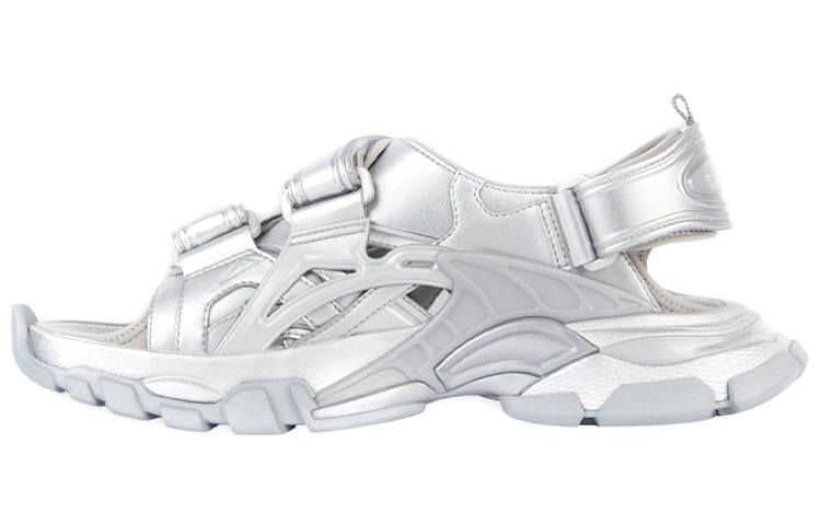Balenciaga Track Sandal Silver Women's