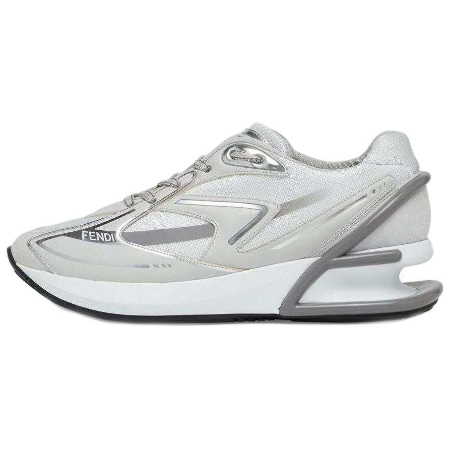 FENDI First 1 Leather-paneling Low-top Sneakers